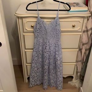 Light blue laced dress